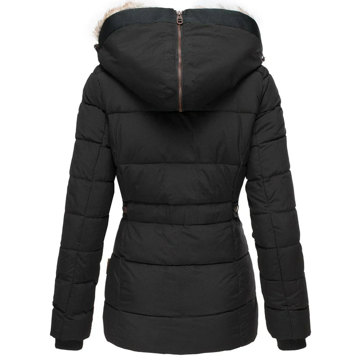 Clarisa - Parka Acolchada Capucha Piel