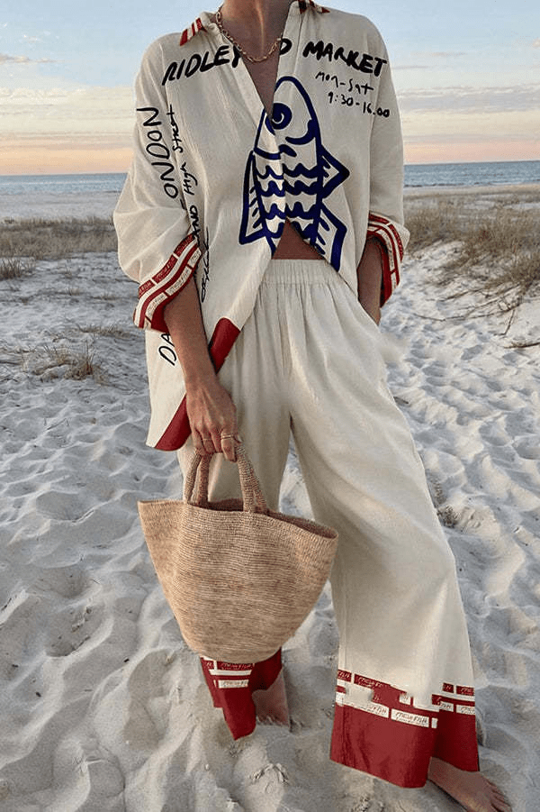 Sofía - Conjunto Estampado Pez