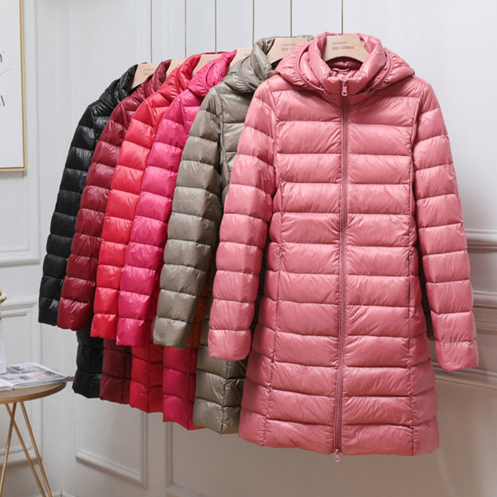 Elisa - Parka Larga Acolchada Capucha