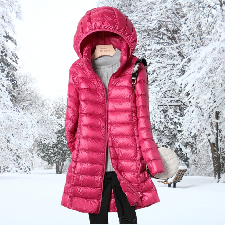 Elisa - Parka Larga Acolchada Capucha
