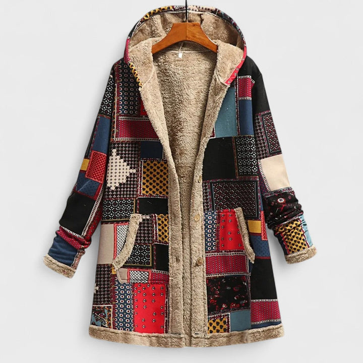 Jenny - Parka Estampado Floral Capucha
