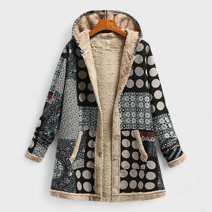 Jenny - Parka Estampado Floral Capucha