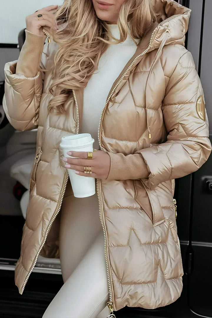 Bruna - Parka Acolchada Efecto Satinado