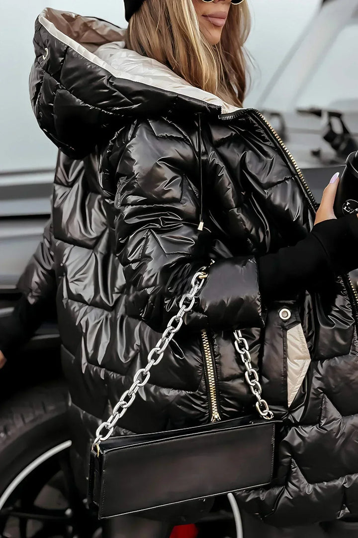 Bruna - Parka Acolchada Efecto Satinado