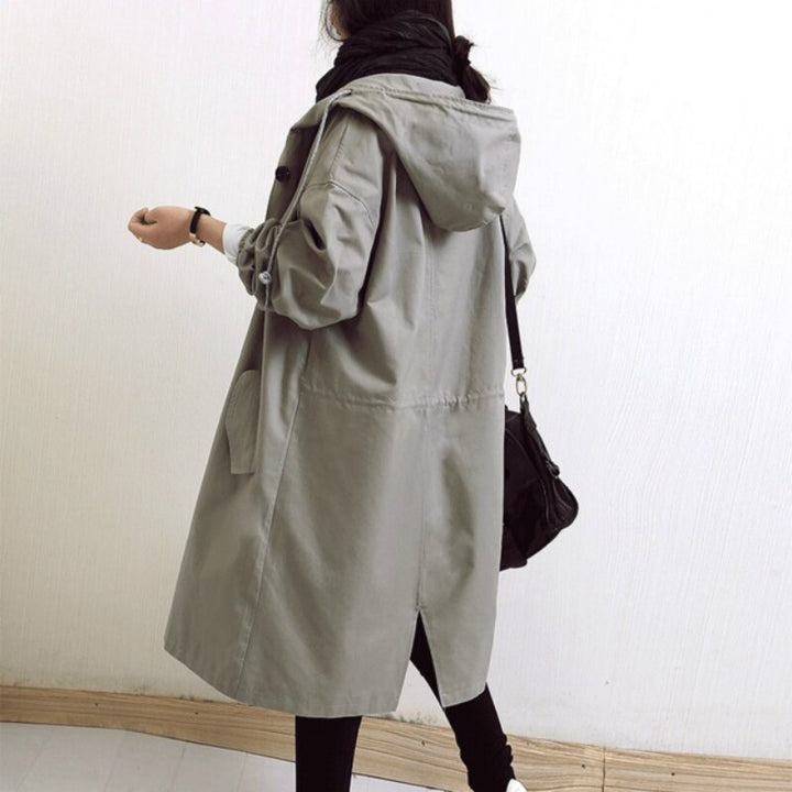 Cintia - Gabardina Larga Capucha Oversize