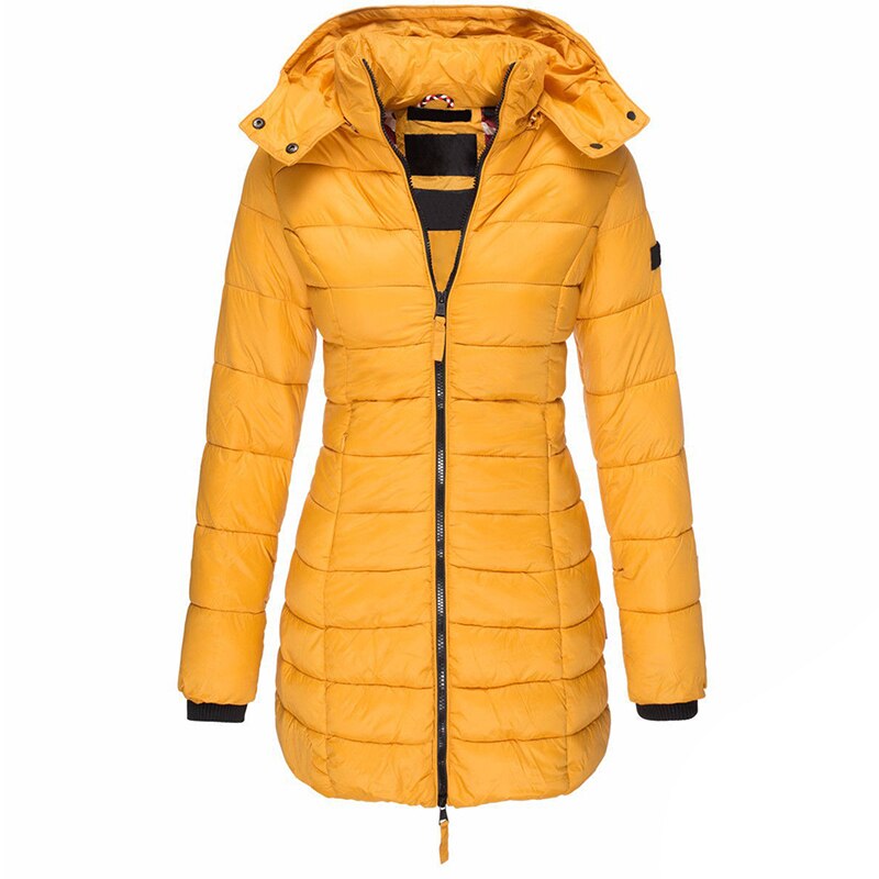Felisa - Chaqueta Abajo Larga Capucha