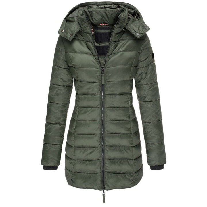 Felisa - Chaqueta Abajo Larga Capucha