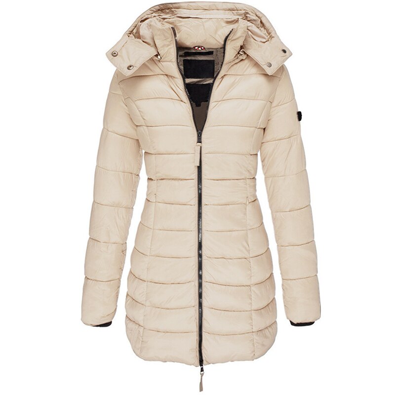 Felisa - Chaqueta Abajo Larga Capucha