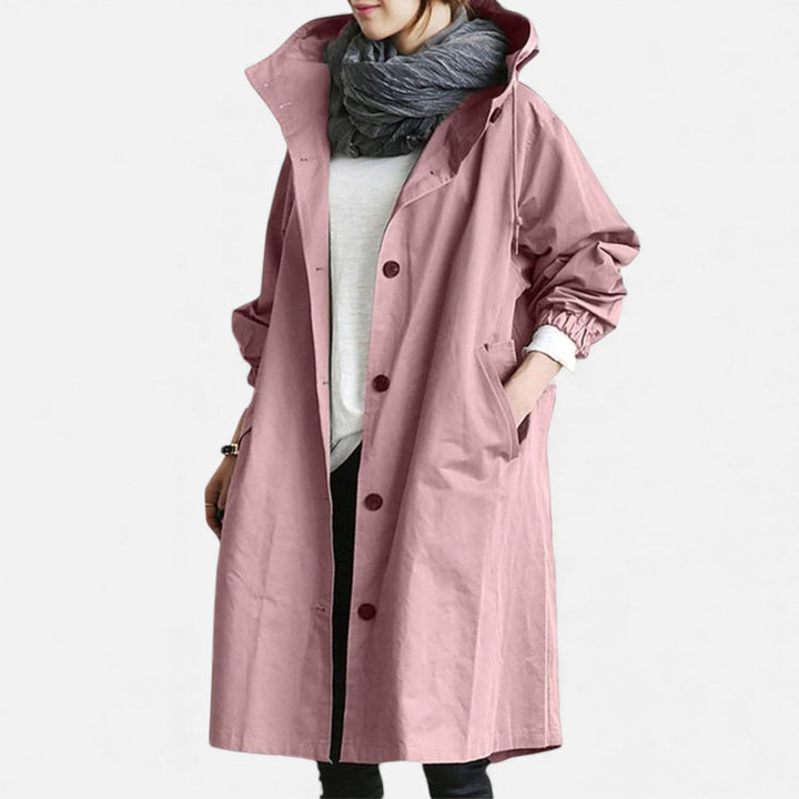 Cintia - Gabardina Larga Capucha Oversize