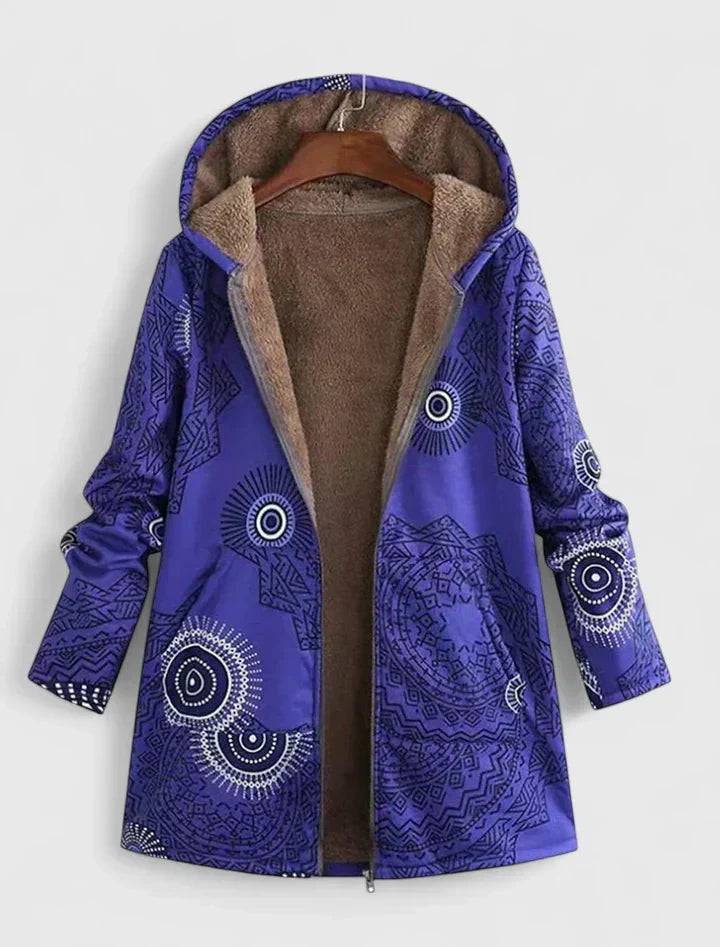 Helga - Parka Motivos Mandala Capucha