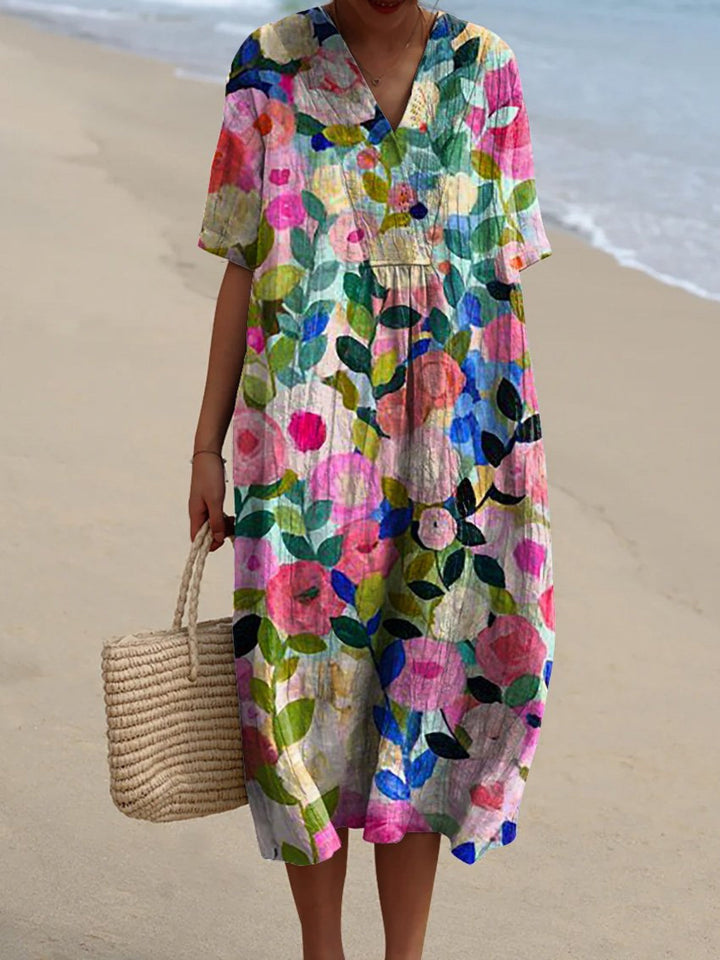 Virginia - Vestido Floral Vintage