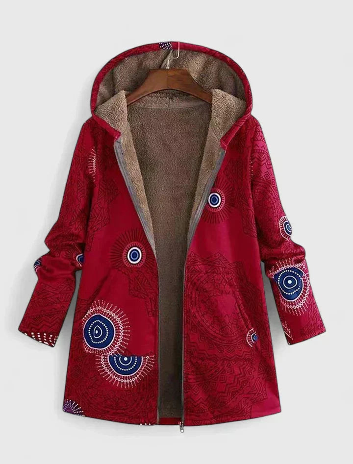 Helga - Parka Motivos Mandala Capucha