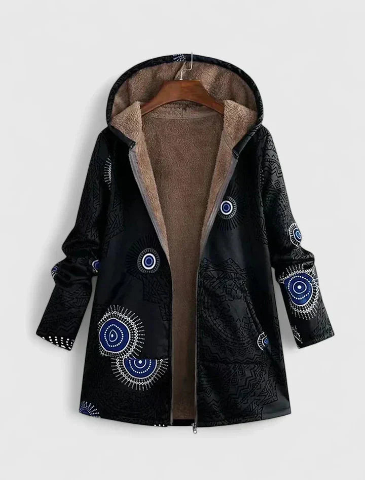 Helga - Parka Motivos Mandala Capucha